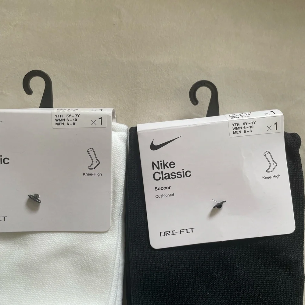 Two pairs Nike Classic Soccer Socks - NWT